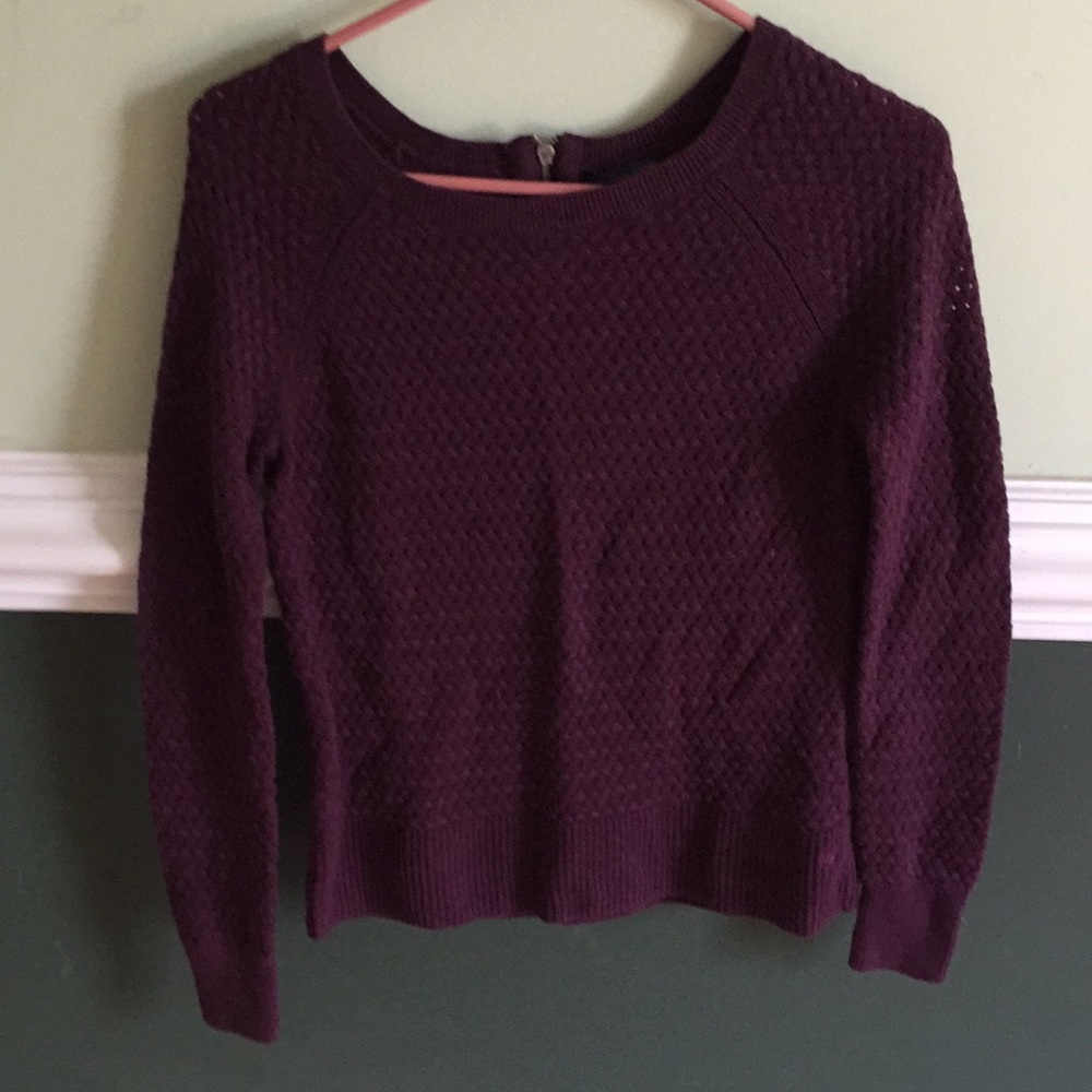 maroon/purple sweater American Eagle S